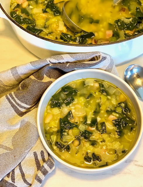 Ham, White Bean, And Kale Soup With Leeks | FASST Plan